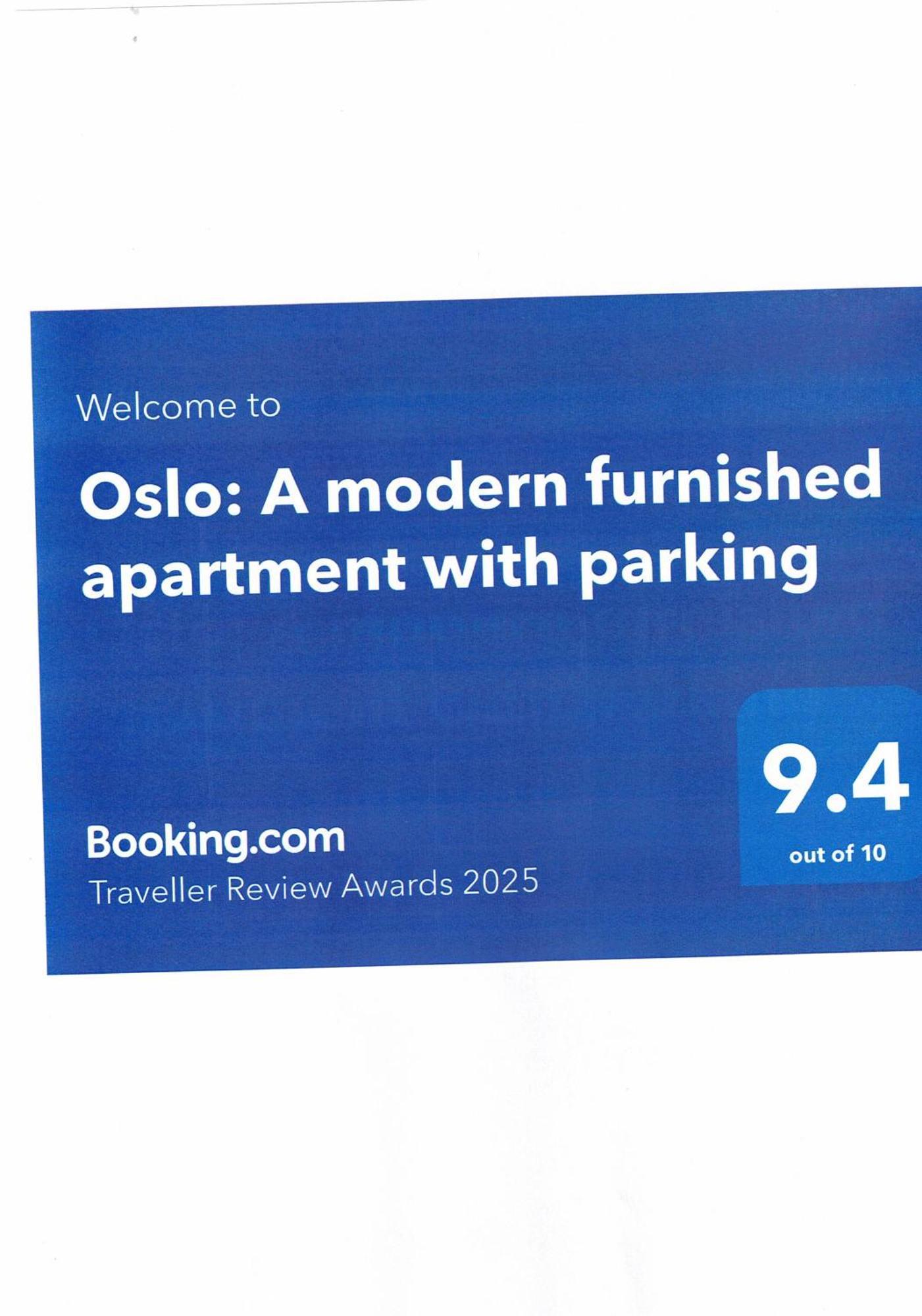 Oslo: A Modern Furnished Apartment With Parking Sofie Exteriér fotografie